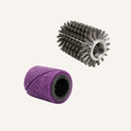 Grill Brush Max full accessory set — three replacement brush heads