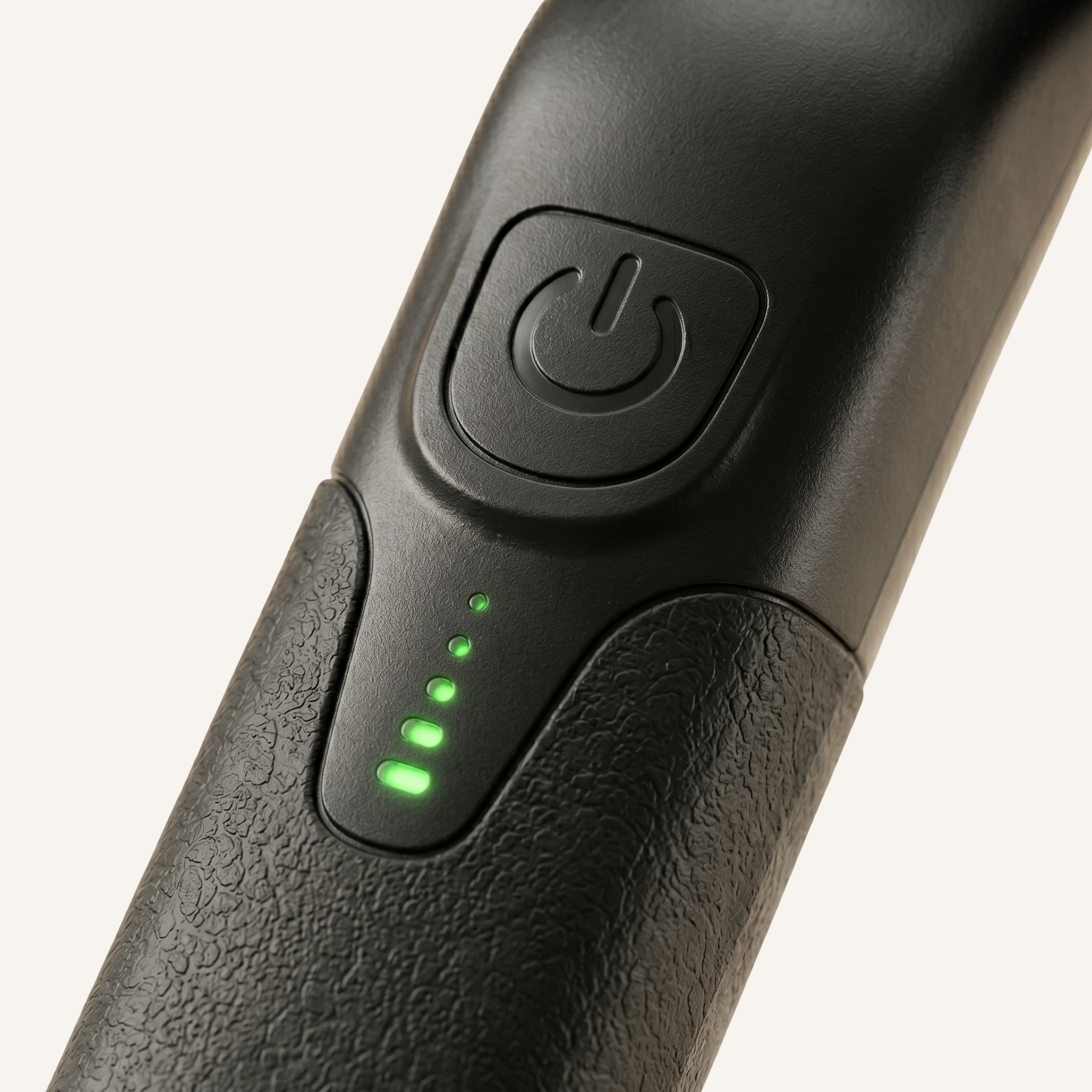 Grill Brush Max handle and power button detail