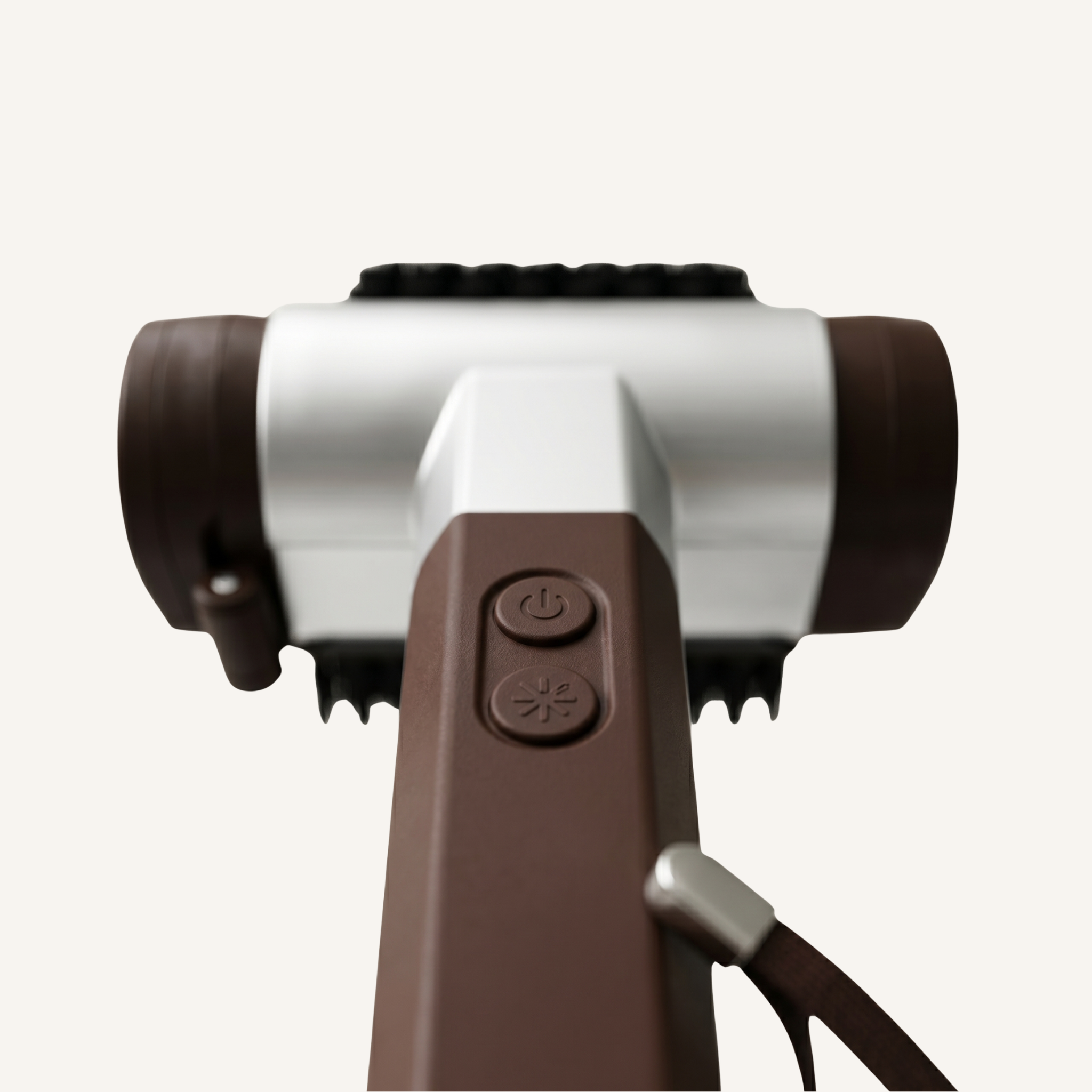 Grill Brush Pro handle and control buttons detail