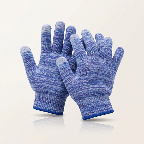 Free protective knit grill gloves included with the Grill Brush Max Kit — The Grill Guard