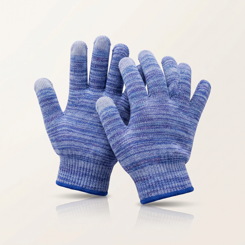 Free protective knit grill gloves included with the Grill Brush Max Kit — The Grill Guard