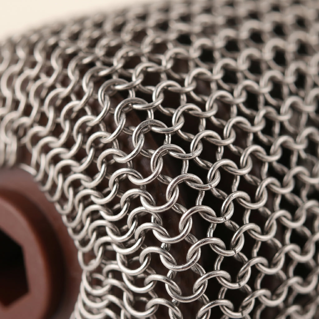 Grill Brush Pro roller brush head macro close-up showing bristle texture