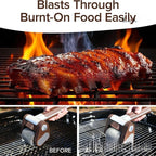 Rechargeable Electric Stainless Steel Grill Cleaning Brush